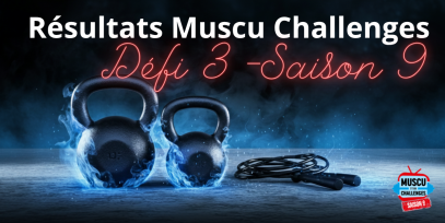 Résultats défi 3 - Muscu Challenges