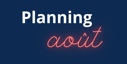 Planning des cours collectifs Août 2025 - Koala Club
